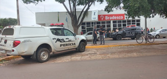 Criminosos assaltam agência bancária em Dourados
