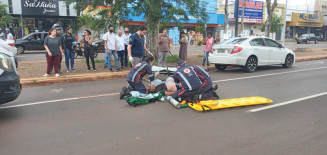 Idoso morre atropelado no centro de Dourados