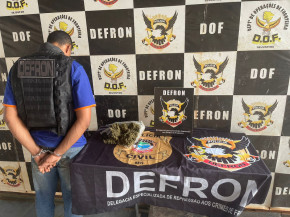 Defron prende traficante que vendia droga em empresa
