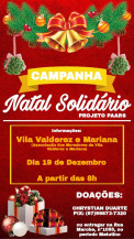 Projeto Paars pede doações para realizar mais uma ação social de Natal em Dourados