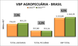 Valor da produção agropecuária de 2021 está estimado em R$ 1,113 trilhão