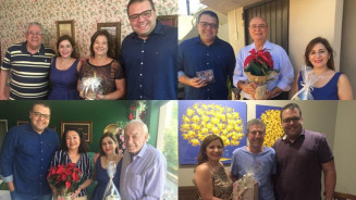 No aniversário de Dourados, Alan visita quatro ex-prefeitos da cidade