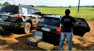 Defron apreende veículo com 450 kg de maconha na BR-376
