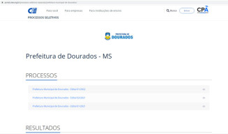 Prefeitura de Dourados abre processo seletivo para estagiários de Ensino Médio e Superior