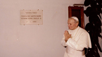 “Um pedaço do Brasil em Roma”, disse São João Paulo II ao visitar o Pio Brasileiro em 1982
