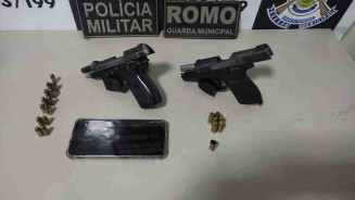 Homem é preso com armas após efetuar disparos em apartamento