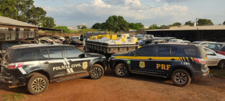 Quadrilha é presa pela polícia com drogas e veículos avaliados em R$ 11,8 milhões