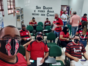 Flamenguistas doam sangue no feriadão de Carnaval