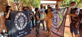 Motoclube Lokas de Dourados realiza ação social em prol do garoto Renan Miguel