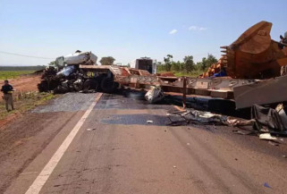 Colisão com morte provoca congestionamento na BR-262