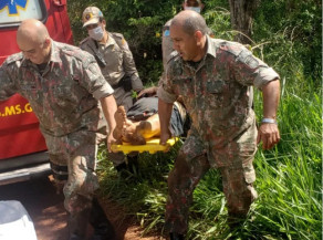Idoso é socorrido em estado grave vítima de afogamento