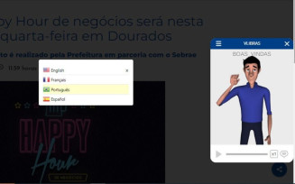 Portal da prefeitura passa a ser acessado em português, inglês, espanhol, francês e libras