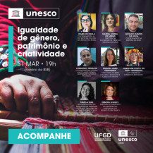 Em parceria com UFGD, UNESCO lança em português livro “Igualdade de gênero, Patrimônio e Criatividade”