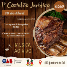 OAB realiza 1º Costelão Jurídico em Dourados no domingo