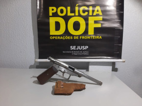DOF prende homem com arma de fogo na MS-485 em Aral Moreira