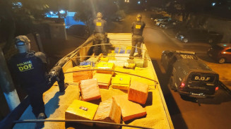 DOF apreende mais de 7.2 toneladas de maconha próxima à Linha Internacional em Ponta Porã