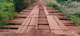 Prefeitura vai construir ponte de concreto na 5⁰ linha em Indápolis