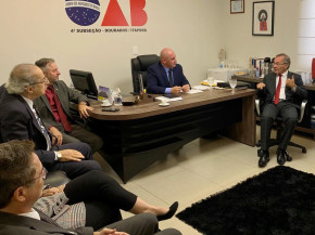 OAB de Dourados promove audiência com Corregedor do TJMS