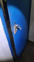 Ladrão estoura porta de Ceim e termina preso pela Guarda Municipal