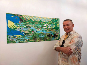 Jonir Figueiredo expõe suas artes do Pantanal na França