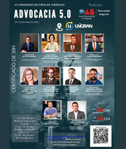 OAB 4ª Subseção realiza VI Congresso de Ciências Jurídicas de 24 a 26 de maio
