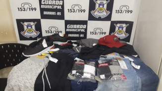 Guarda Municipal prende jovem por furto de roupas
