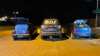 Em dois dias, DOF apreende 10 veículos carregados com materiais de contrabando e descaminho