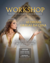 Workshop ‘Deusas Gregas’ será semana que vem em Dourados e Campo Grande
