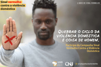 Campanha Sinal Vermelho convoca homens a combater a violência doméstica