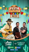 Festa Junina de Dourados terá shows com Almir Sater e Henrique e Diego