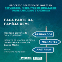 UEMS lança Edital pioneiro com 500 vagas para migrantes na graduação