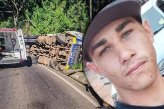 Caminhoneiro de MS morre em grave acidente em Santa Catarina