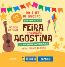 Feira Comercial Agostina do Parque Alvorada será no sábado e domingo