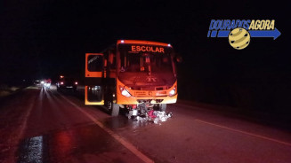 Motociclista morre em colisão contra ônibus escolar na Perimetral Norte