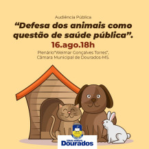 Audiência nesta terça na Câmara vai debater a “Defesa dos Animais como Questão de Saúde Pública”