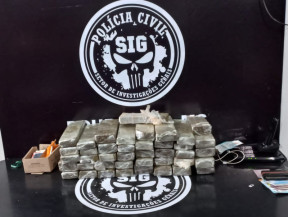 Homem é preso com droga que seria enviada para Goiás