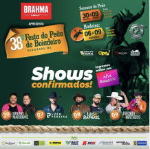 38ª Festa do Peão de Boiadeiro de Dourados confirma atrações musicais; confira