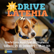 CCZ realiza 1º drive-thru “Latemia” de vacinação antirrábica