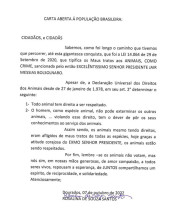 Ativista Rosalina de Souza escreve Carta Aberta à população brasileira