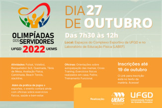 UFGD e UEMS realizam Olimpíadas dos Servidores no dia 27 de outubro