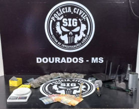 Homem é preso acusado de vender drogas por 'delivery' em Dourados