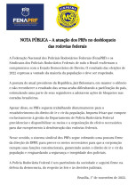 Silêncio de Bolsonaro estimula bloqueios, dizem associações de policiais rodoviários federais