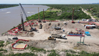 Avançada no lado paraguaio, obra da ponte sobre o Rio Paraguai começa em janeiro em MS