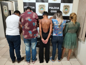 Polícia prende grupo tentando aplicar golpe em banco com documento falso