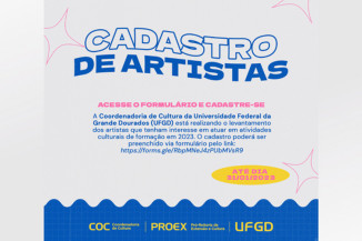 UFGD abre formulário de cadastro para artistas de Dourados e região