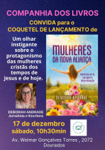Companhia das Letras lança "Mulheres da Nova Aliança"