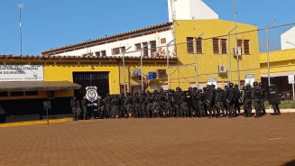 Operação pente-fino é deflagrada na PED em pavilhão onde estão os membros de facção