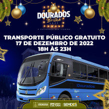 “Dourados Brilha”: Prefeitura concede transporte gratuito na noite de sábado