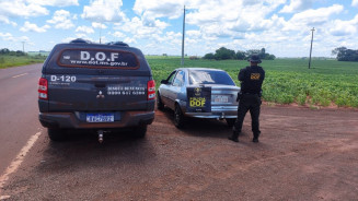 Veículo roubado no PR é recuperado pelo DOF durante bloqueio policial