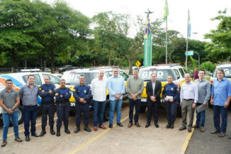 Governo do Estado entrega viaturas para a Guarda Municipal de Dourados 